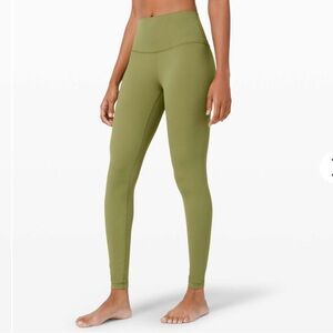 NWOT Lululemon Align Pant 28" Bronze Green Sz.16